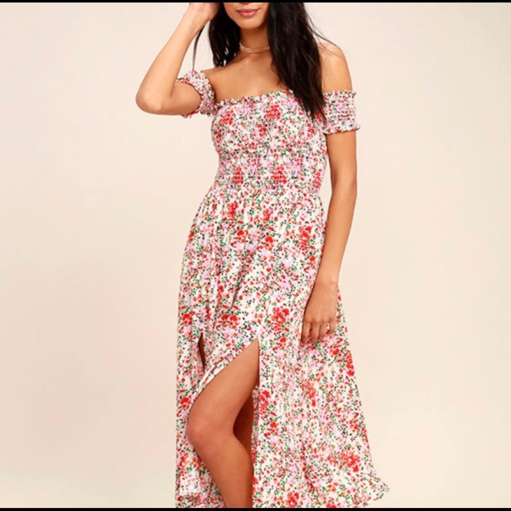 Lulu’s Small Midi Floral Dress